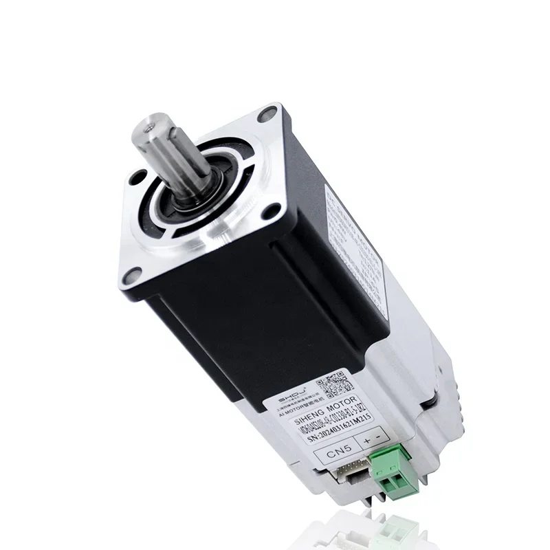 Integrated BLDC motor and Driver New Products 60mm 400W 3000rpm 1.27nm 48VDC for AGV Car Ce 48V Hybrid Nema 24 Stepper Motor