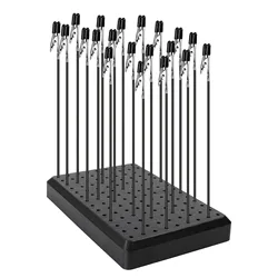 Evemodel Model Painting Clip Kit 14X9 Holes Base 20pcs Alligator Clips With Rubber Cover Modeling Tools