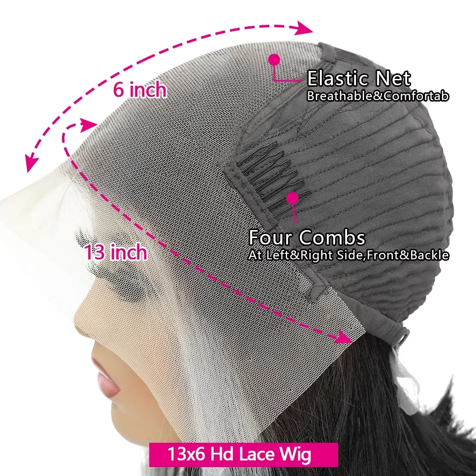 220% Dichtheid Kanten Voorkant Pruiken Echt haar Body Wave P4/27 Hoogtepunt 13x4 13x6 HD Kant Frontaal Gekleurd 30 36 Inch Menselijke pruik