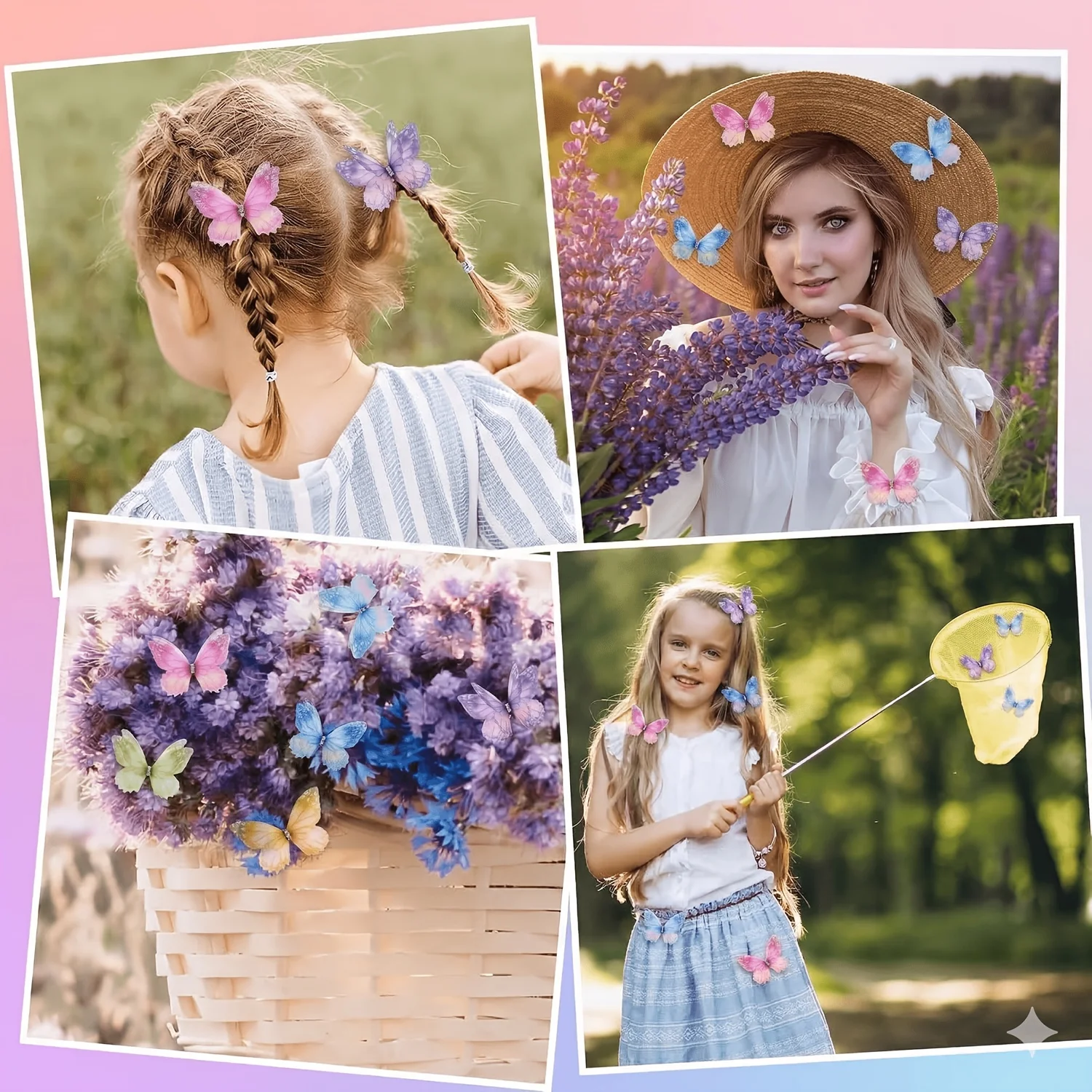 80Pcs Organza Butterfly Crafts - đánh giá và giá Art Craft Butterfly
