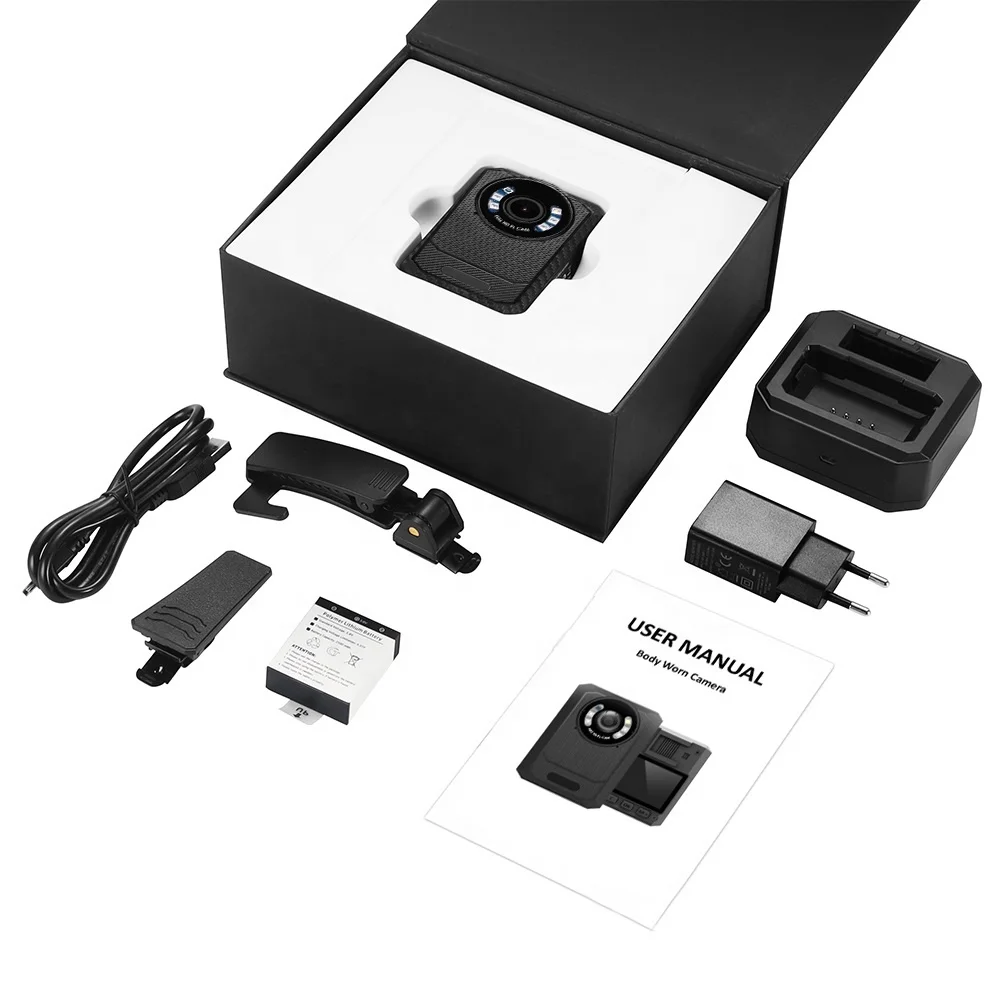 Eeyelog 4G GPS и WIFI 1080P Ambarella H22 ODM / OEM Портативная беспроводная 2-дюймовая IPS-экран Водонепроницаемая камера IP66 для ношения на теле