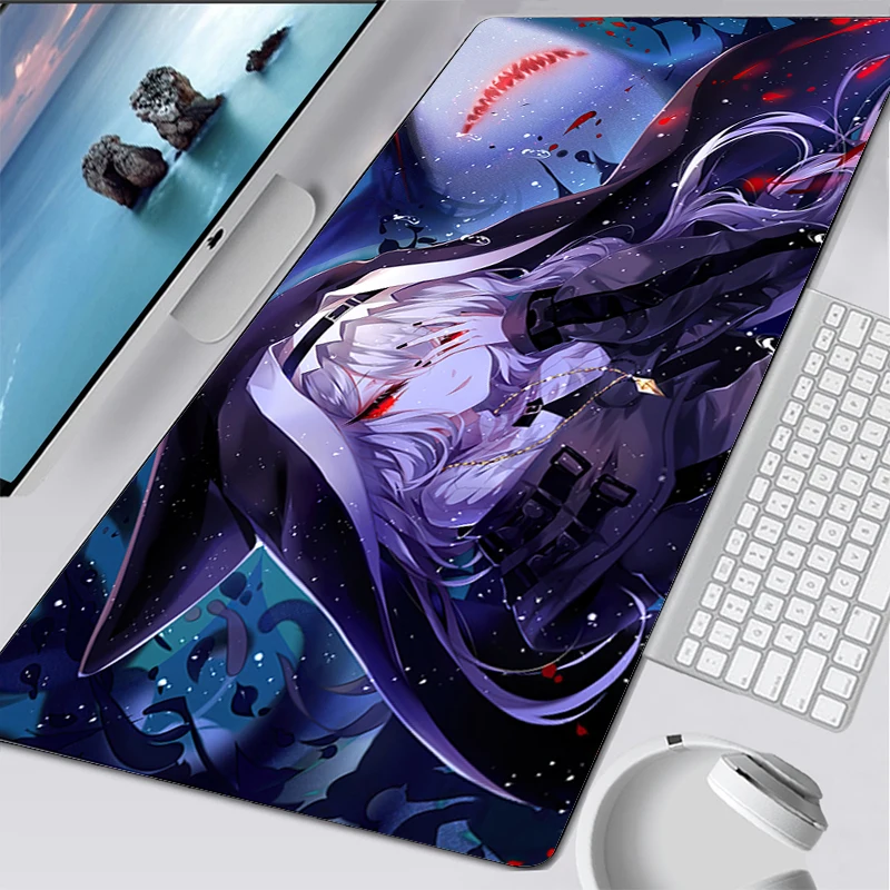 Cool Hot Game Arknights Mouse Pad Non-Slip Rubber Edge locking Mousepads HD Print Home Game Play Mats for Notebook PC Computer
