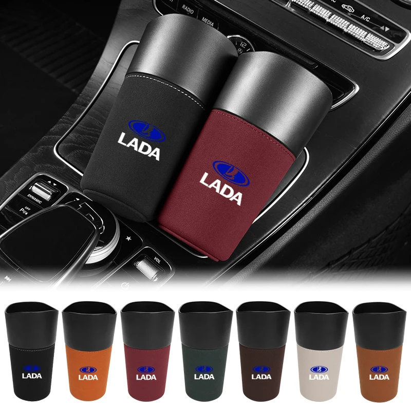 Car Multi-Function Rubbish Bin Waterproof Garbage Storage Bucket For Lada Vesta Niva Samara Kalina Largus Priora Xray Granta