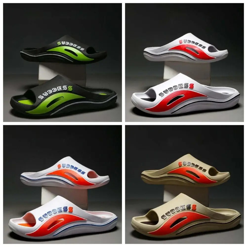 Pantofole da uomo semplici da 40-45 metri Scarpe da bagno con suola morbida antiscivolo Resilienza Pantofole estive ispessite Piscina