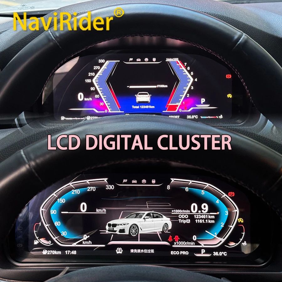 Y Keep HUD/CarPlay LCD Digitales Armaturenbrett für 5er 6er 7er Serie F01 F02 F03 F06 F07 F10 F11 F12 F13 F15 F16 F18 F25 X3 X4 X5 X6