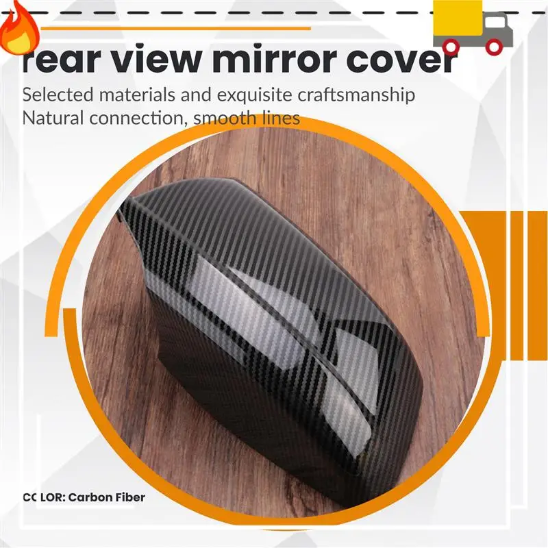 

Mirror Covers Fit For Bmw 5 Series F10/F11/F18 Pre-Lci 11-13 Mirror Caps Replacement Side Mirror Caps Rear Door Wing Rear-View M