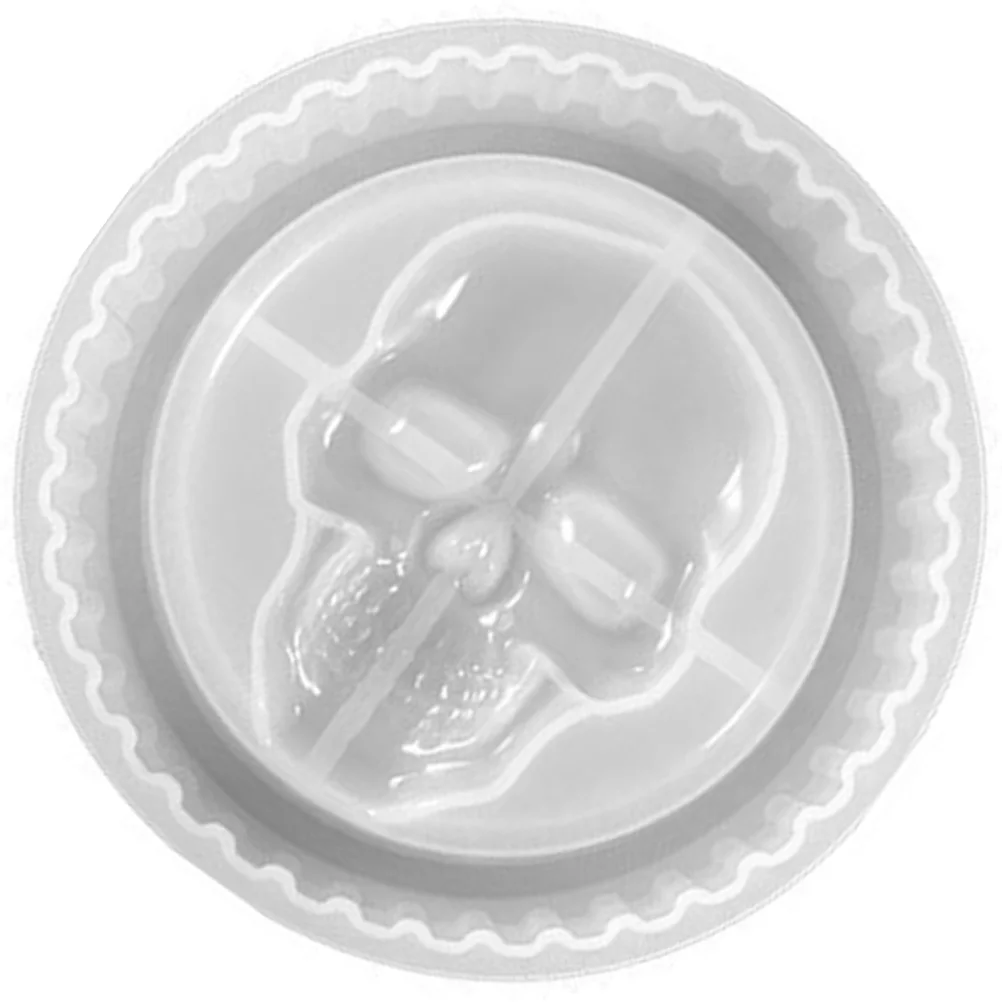 

Flexible Silicone Skull Ashtray Diy Resin Epoxy Craft Molds Halloween Decorative Reusable Durable Practical Handicraft Tool For