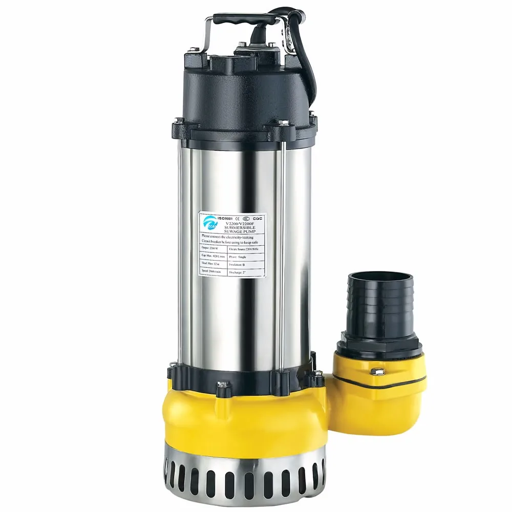 NEW stainless steel powered 48/60v dc submersible sewage waste submersible pump with cutter for irrigation