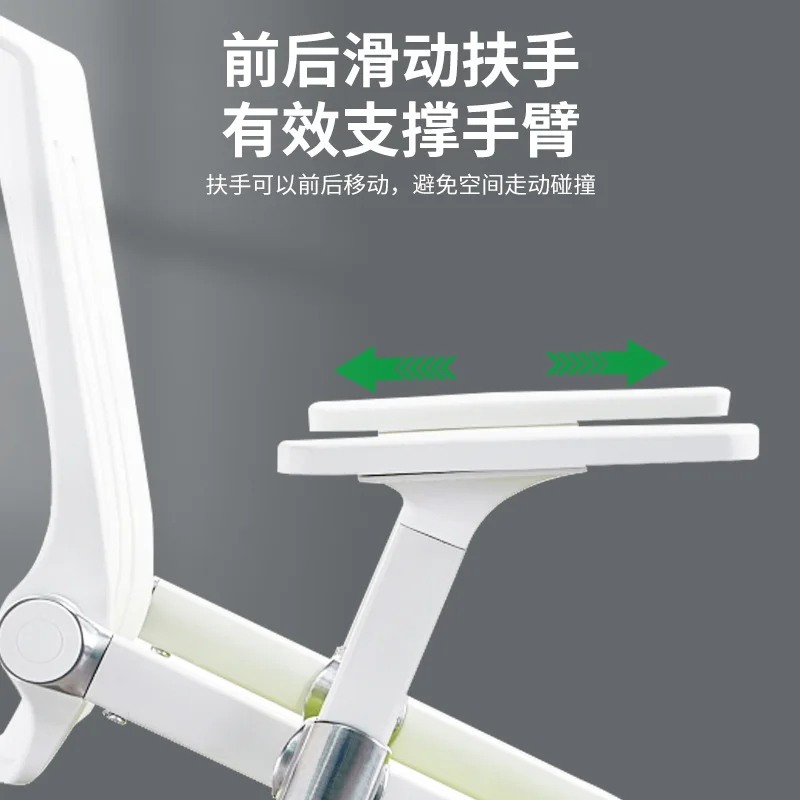 Foldable training desk and chair integrated staff mesh conference chair training coaching agency training chair with tablet