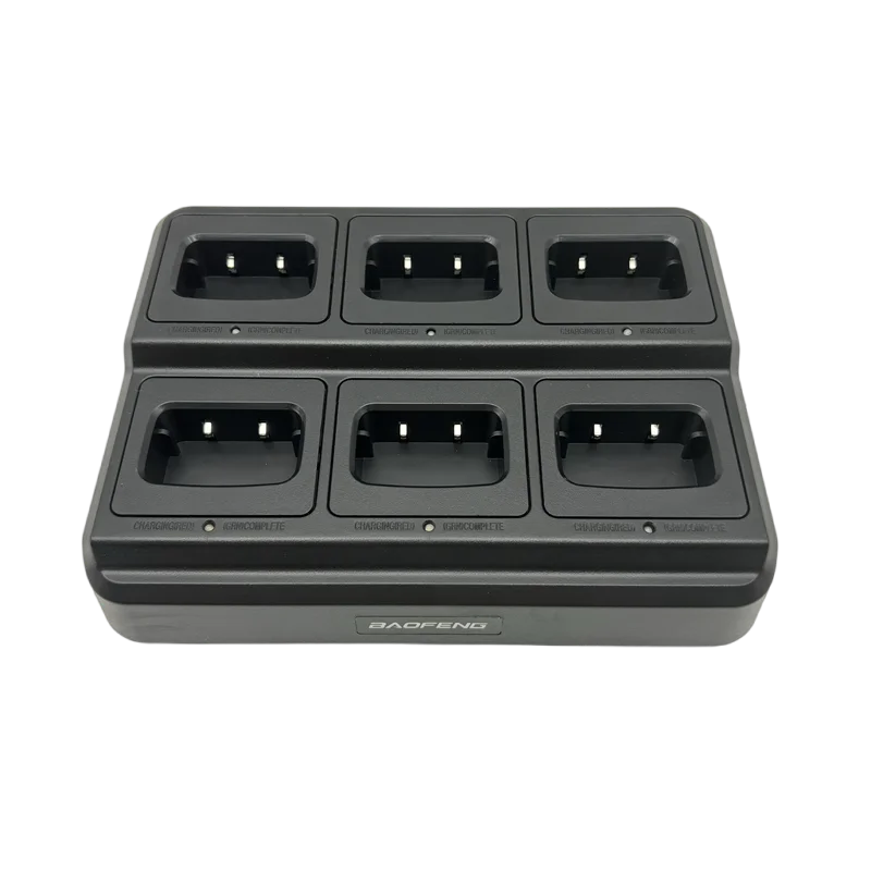 BAOFENG BF-888S Six Way Charger Multi Unit Charger Base For Two Way Radios BF-888S 777S 666S 88A H-777 Walkie Talkie and Battery