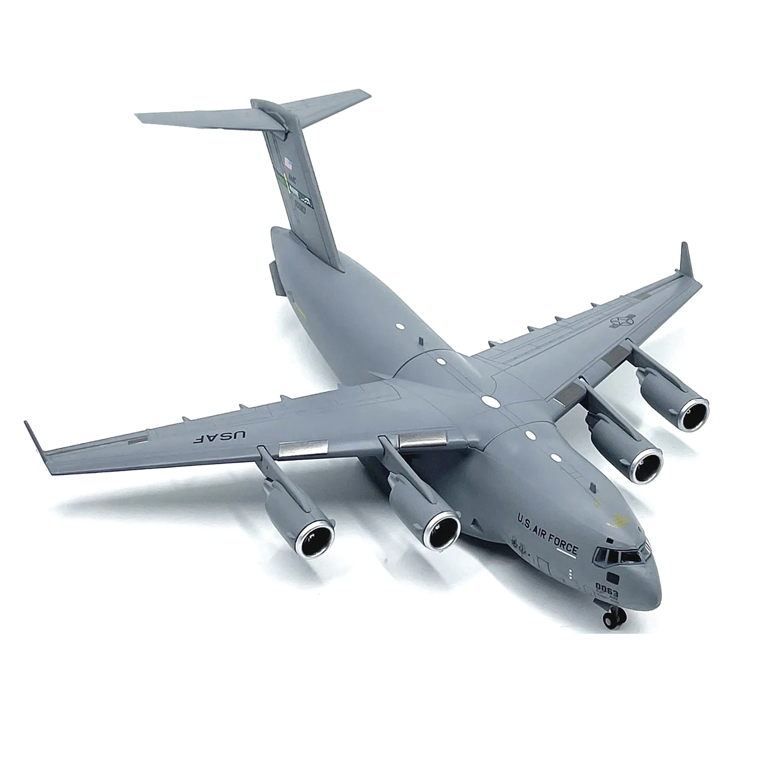 27cm Diecast Alloy 1/200 Scale US Air Force C-17 Globemaster III Transport Aircraft Finished Model Gift