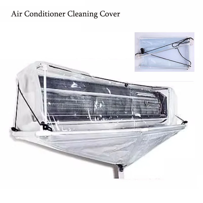 Split Type Air Conditioner Cleaning Cover Reusable Durable Wall Mounted Air Conditioning Cleaner Room Ceiling Washing Tools