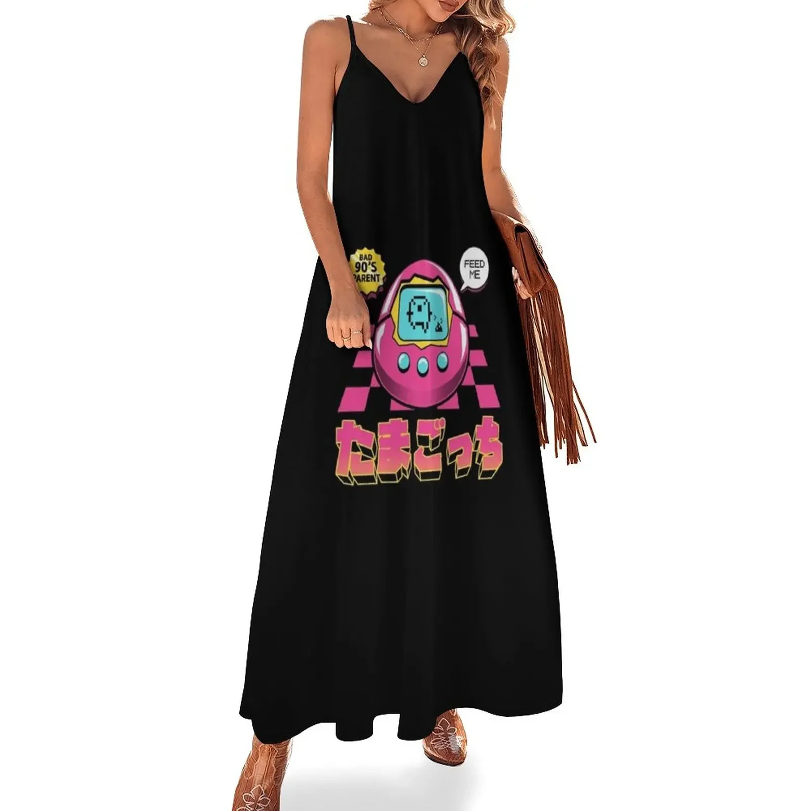 

Retro Tamagotchi Sleeveless Dress dresses for women 2024 luxury designer party elegant dress woman dress Women's clothing