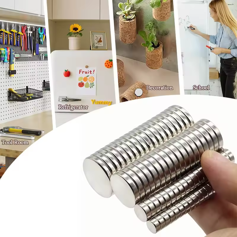 Super Strong Round Neodymium Magnet Powerful Magnets N35 Permanent Magnetic NdfeB Refrigerator Magnet 3x3 6x3 8x3 10x3 20x3 30x3 - Image 5