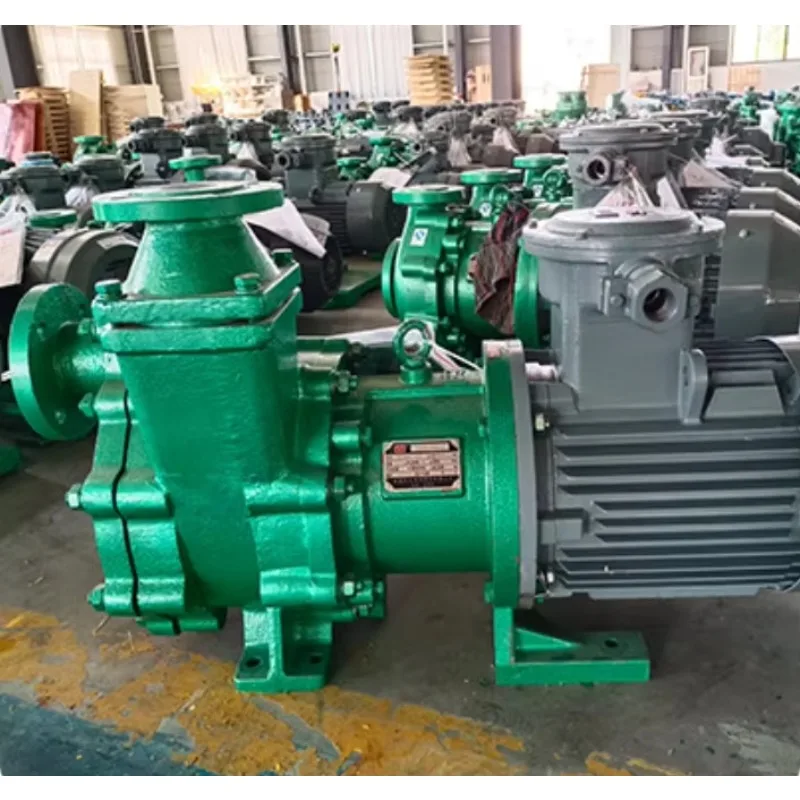 SUOU WF 65-50-120F Fluorine-lined Magnetic Self-priming Pump - Leak-free High-pressure Magnetic Drive Pump