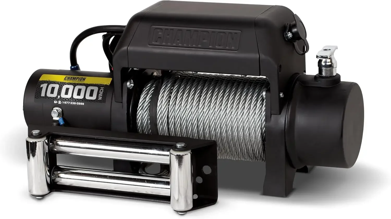 Truck/SUV Winch Kit with Remote Control,hand-held quick-connect remote control and free-spooling clutch