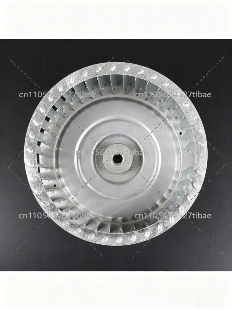 133mm Diameter 52mm Height Galvanized Sheet Motor Fan Centrifugal Impeller Inner Hole 8mm/6mm for Ventilation System