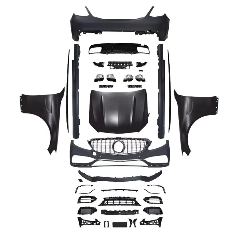 

Original Quality for W205 Upgrade C63 AMG Style Bodykit Grille Rear Diffuser HOOD Fenders Car Bumper Body Kit for 2015-2021