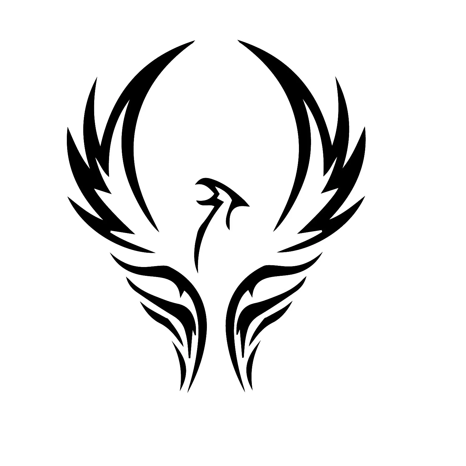 

Phoenix Nirvana Design and Styling Doors and Car Engine Hood Large Decorative Waterproof Vinyl Decals