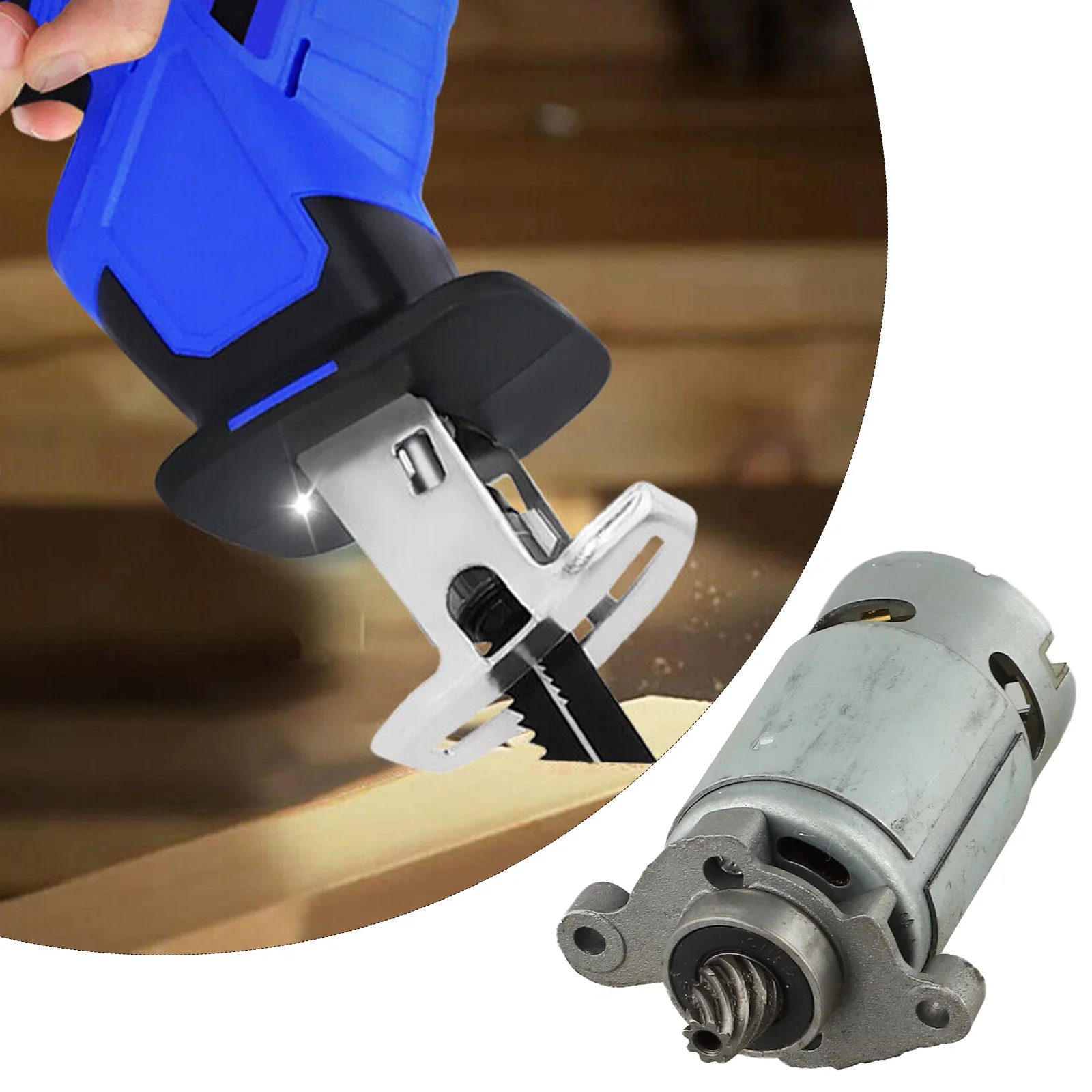 Electric Saw Applications Gray 550 Electric Saber Saw Brush Motor Lightweight Structure Pure Copper Coil Ball Bearings Design