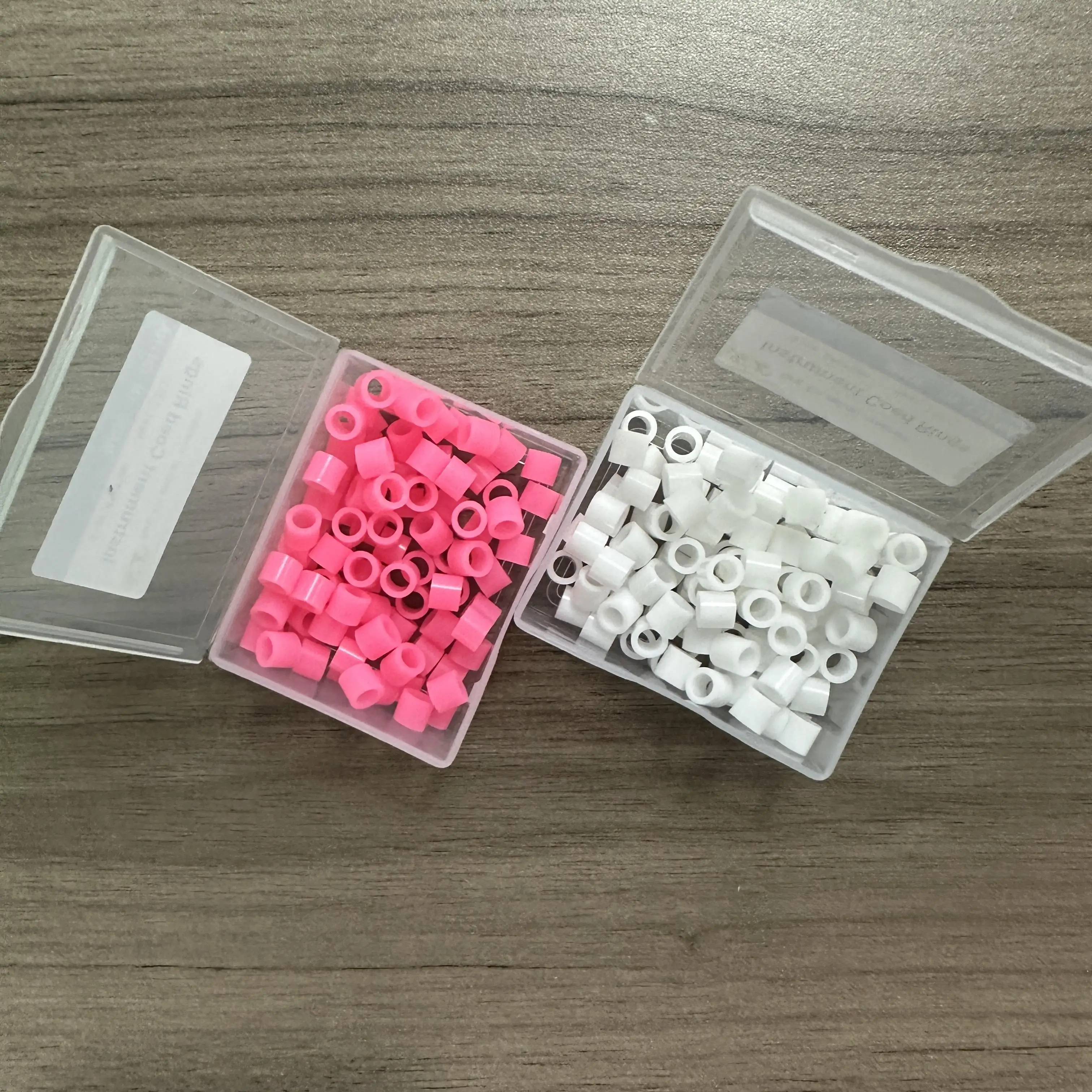 

100 шт./кор., малый тип, стоматологические силиконовые кольца для инструментов, цветные кольца, дополнительный цвет