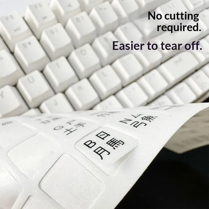 1 Set Laptop Keyboard English Deutsch Keyboard Stickers Alphabet Layout French Letter Spanish