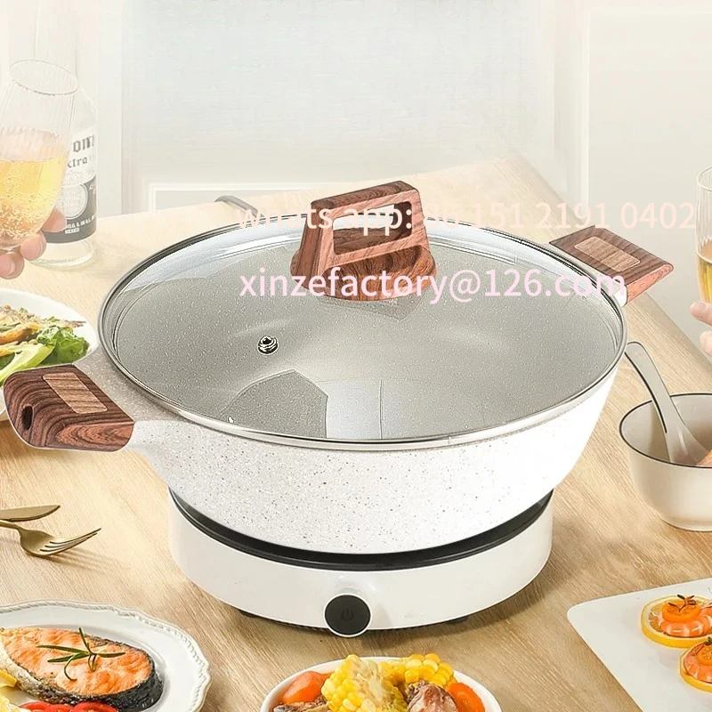 

Customizable Hotpot Non-stick Pot, with Can Be Steamed, Boiled, Fryed or Fried, Multi-funSteaming Grid,