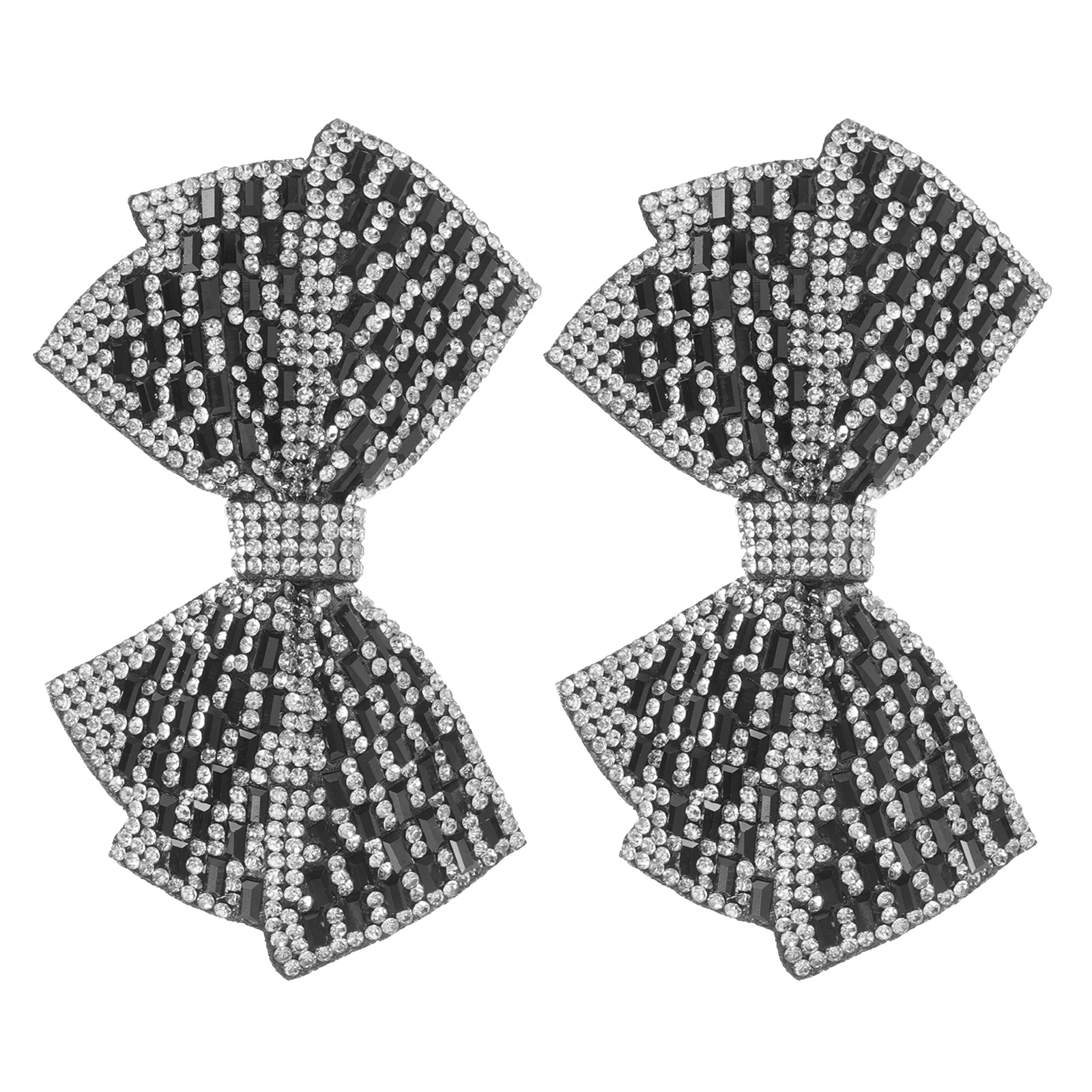 

Rhinestone Bowknot Shoe Charms Detachable Sparkly Decorative Clips Elegant Accessories for Pumps Sandals Handbags Clothes