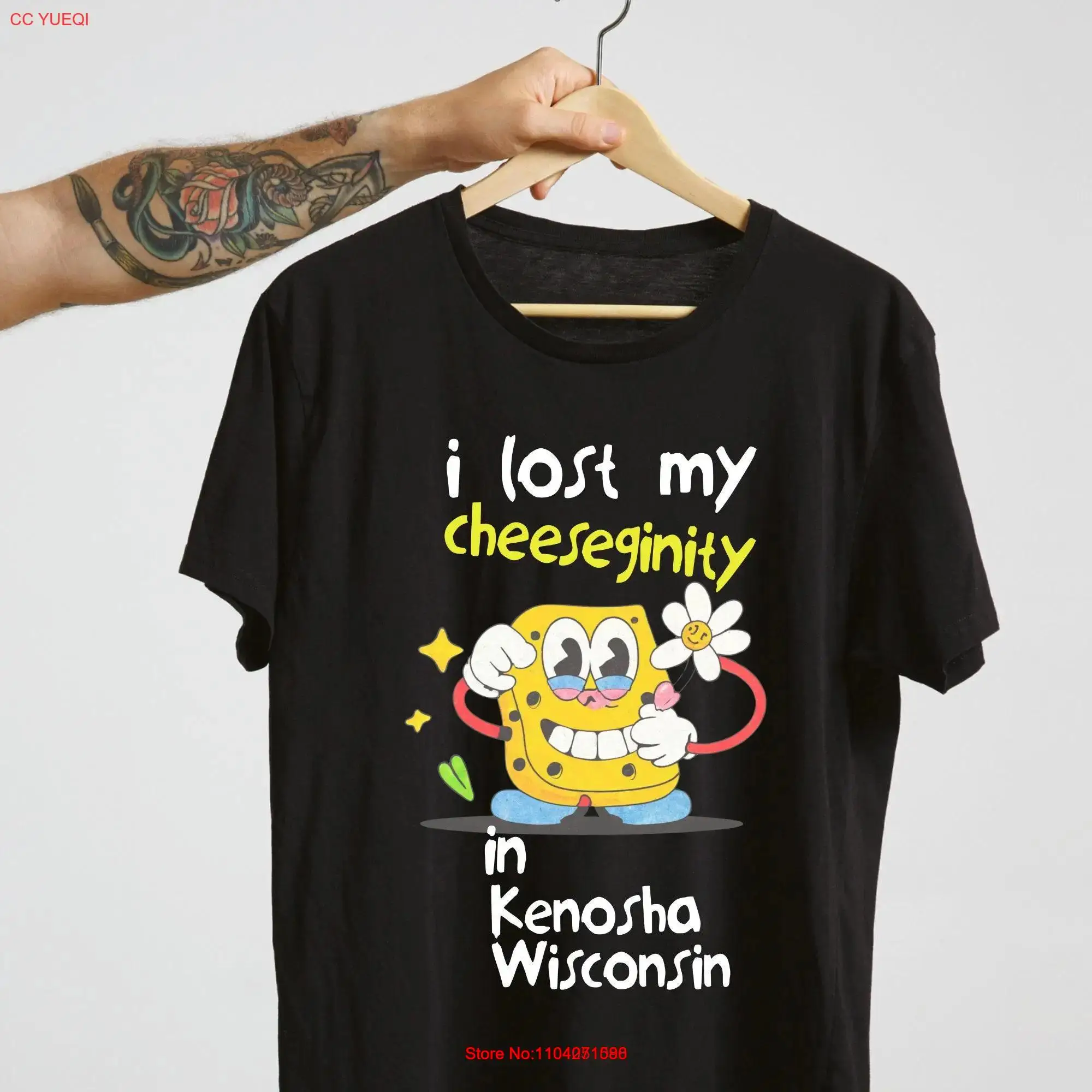 I Lost My Cheeseginity in Kenosha Wisconsin shirt funny cheese Ironic Gen z Humor T gifts for him her