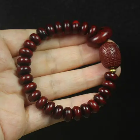 Men's and Women's Wooden Bracelets, Sandalwood Buddhist Beads, Fashionable Lucky Accessories, Gifts
