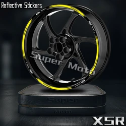 Reflective Motorcycle Accessories Wheel Sticker Rim Decals Stripe Tape For XSR155 XSR700 XSR900 XSR 155 700 900