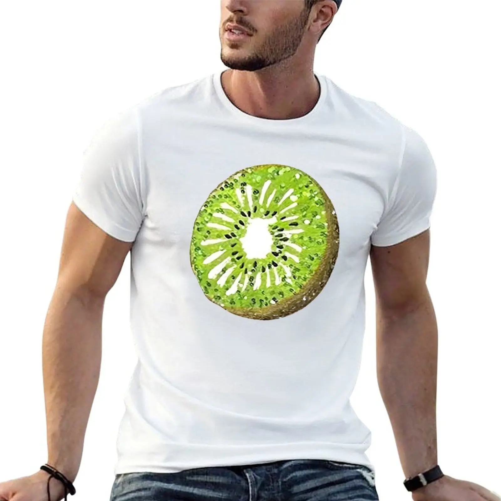 Sparkly Kiwi Vienna T-Shirt vintage oversized graphic tee anime shirts men