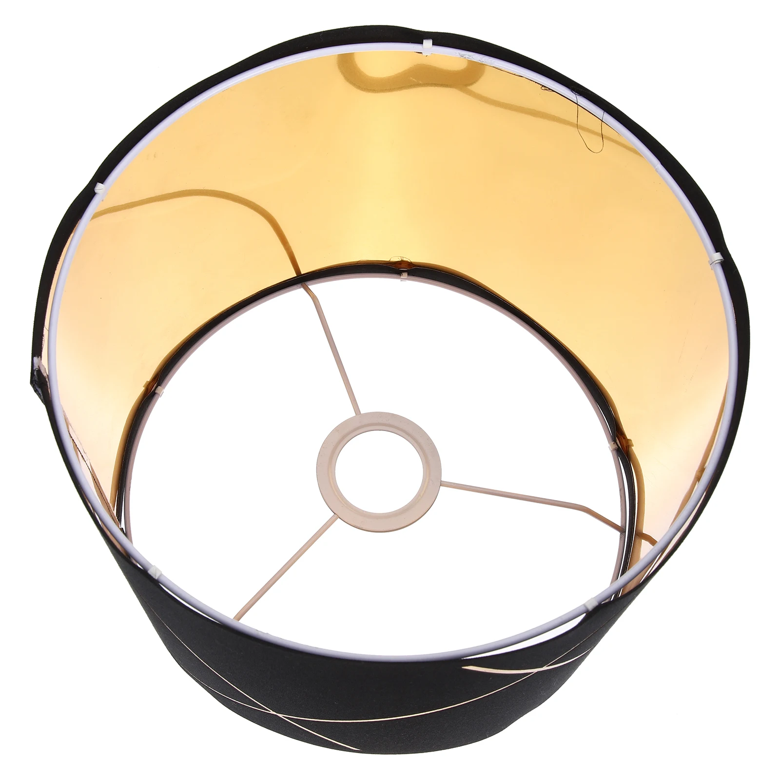 

Fabric Lampshade Socket Desk Lamp Wall Bedside Hotel Restaurant Dust Proof Cylinder Metal Vintage Lamp Shades Shades