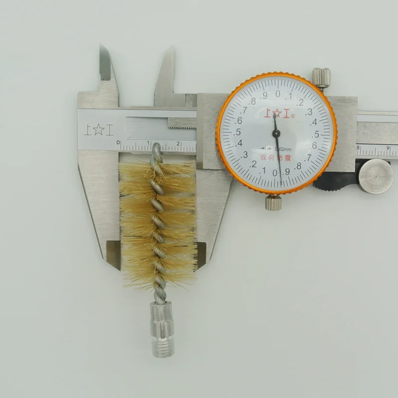 Green World 3 teile/los.22cal.30cal Edelstahl Pinsel, Pistole Sauber Pinsel, Wildschwein Borsten Pinsel – Detail 2