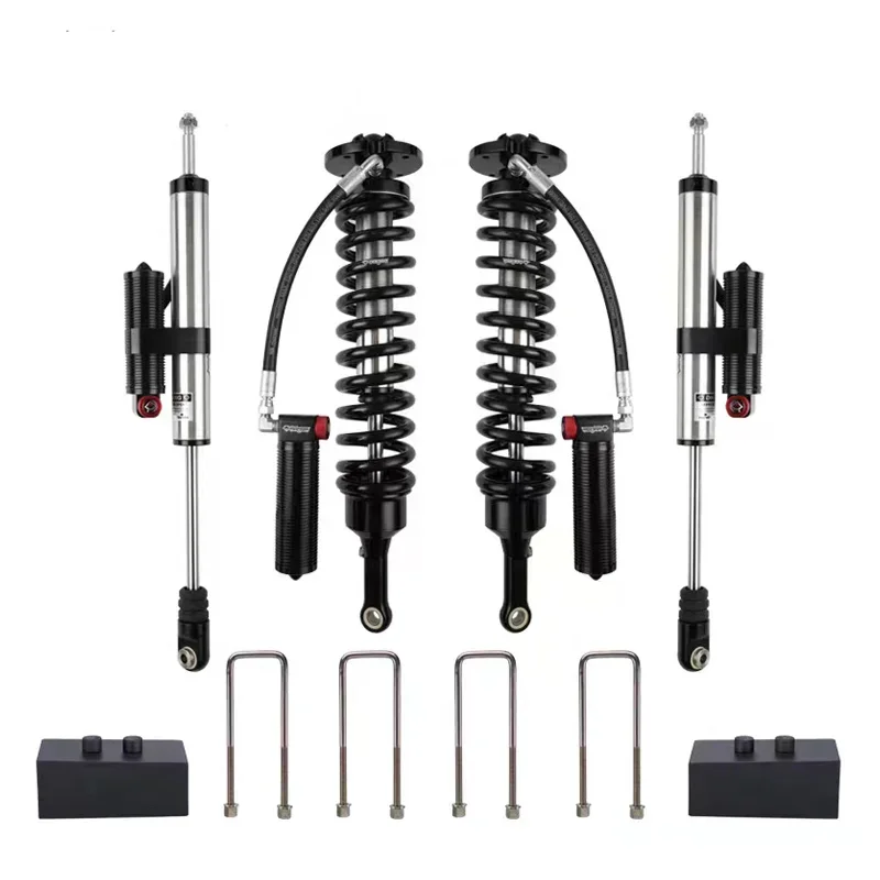 

For Toyotas Pickup Tundra 4x4 Off Road Monotube Front 2.5 Rear 2.5 Diameter 2'' Lift Kit Nitrogen Gas-filled Shock Absorbers