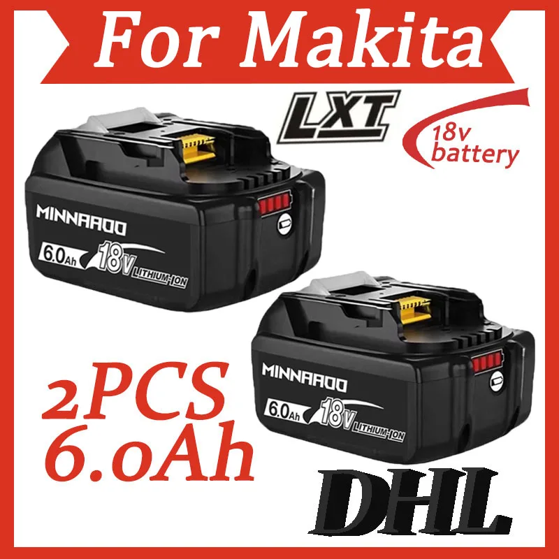 

For Makita 18V 6.0Ah Rechargeable Battery ,For Makita BL1830 BL1830B BL1840 BL1840B BL1850 BL1850B Power Tools Battery