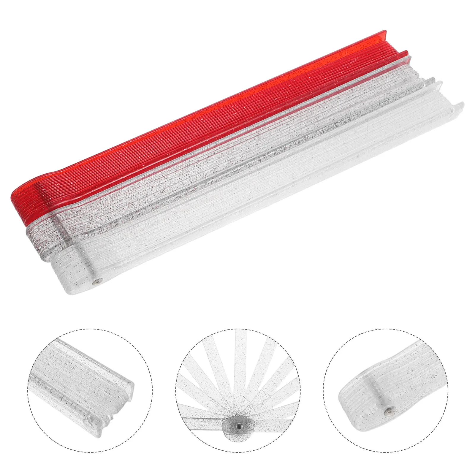 

Набор из 3 складных каркасов для вееров: легкие пластиковые ручки, гибкие ребра для танцев, рукоделия, косплея