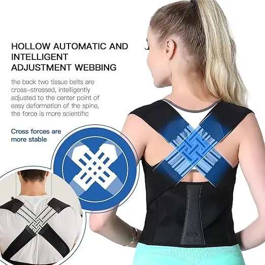 Posture Corrector for Women and Men,Adjustable Shoulder Posture Brace,Back Straightener Posture,Used for Middle Upper Spine