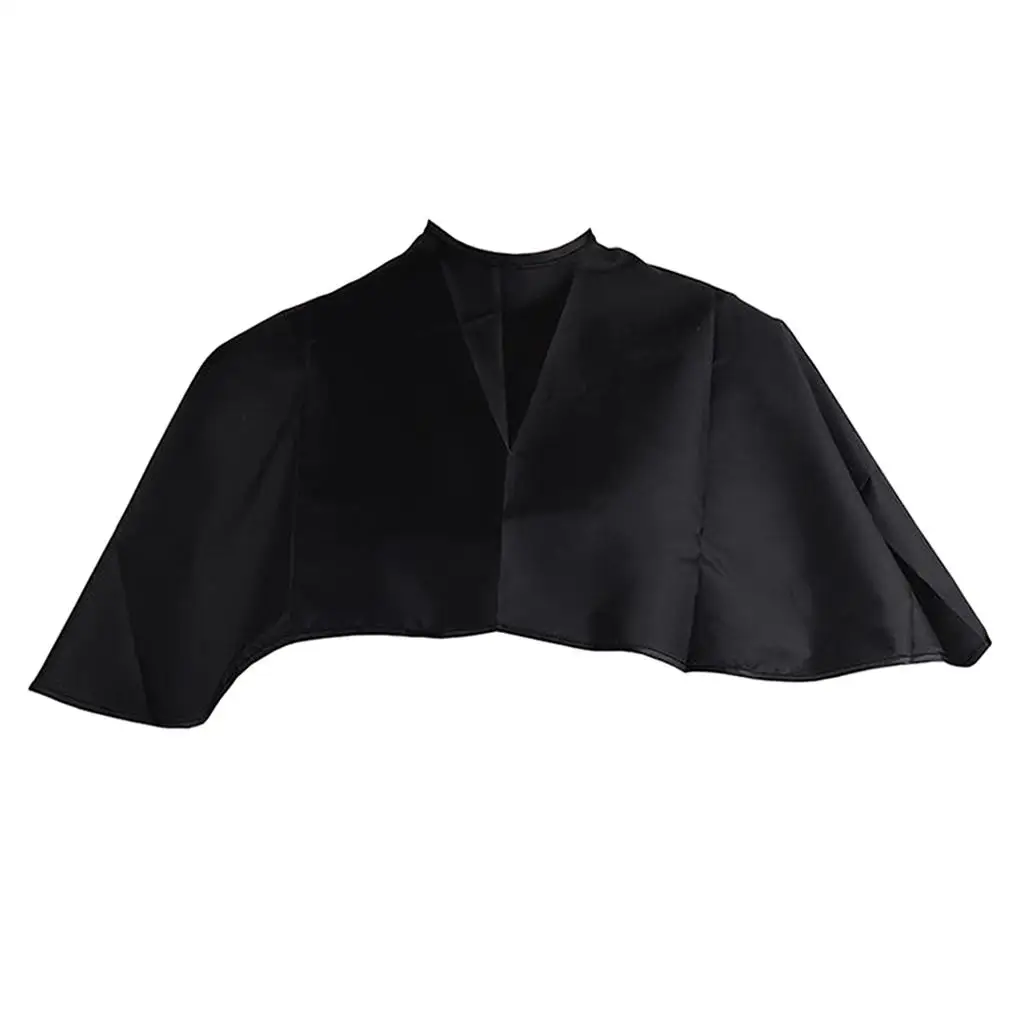 Waterproof Hair Cutting Barber Cape Apron Hairdresser Stylist Gown 70x90cm Black