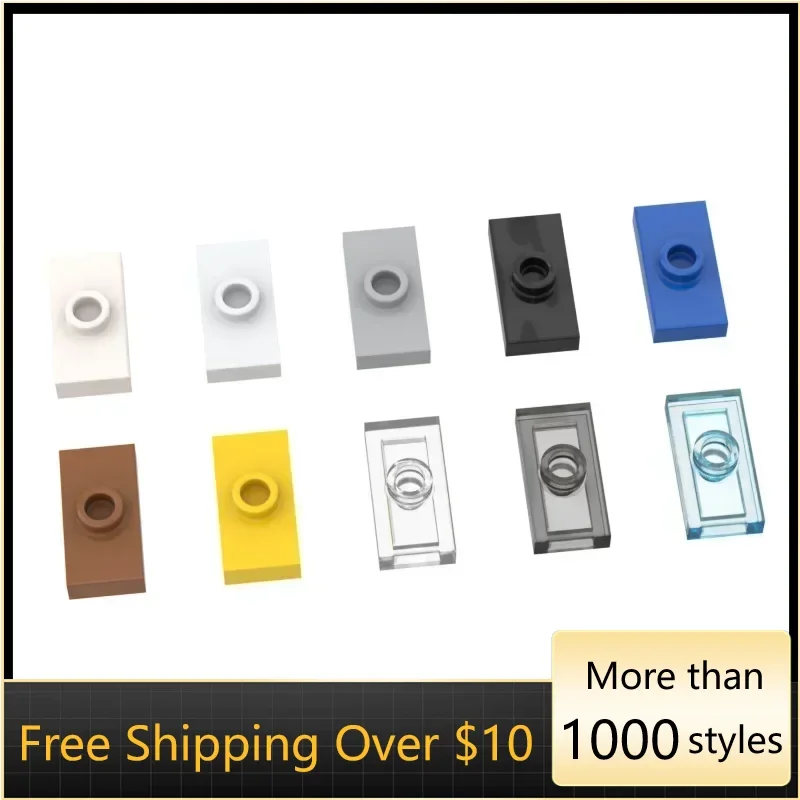 10PCS High-Tech Assemble Particle 15573 1x2 Two To One Board No Thin Column 3794 Brick Building Blocks Kit Replaceable Part Toy