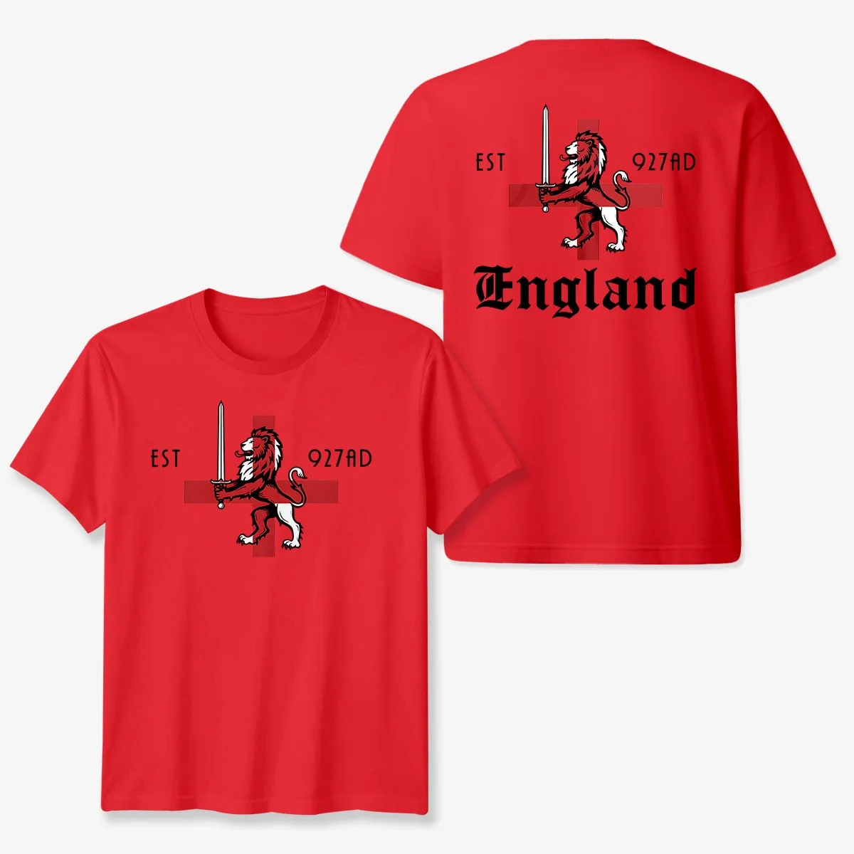 St Georges Day  English Celebration T-Shirt 100% Cotton O-Neck Unisex Top Summer Short Sleeve Casual Mens T-shirt