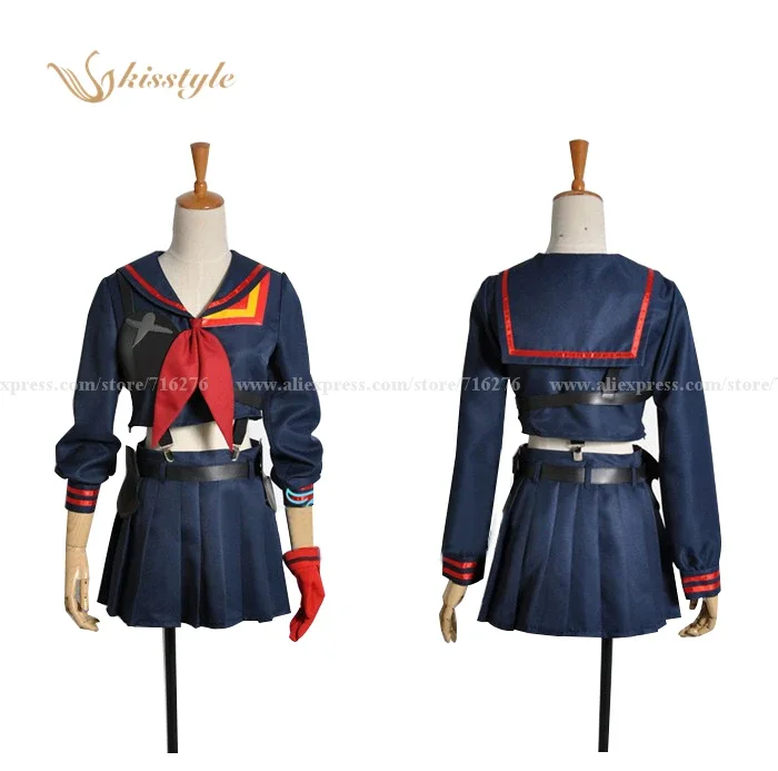 Kisstyle Fashion Kill la Kill Ryuko Matoi Unifrom Cosplay Costume COS Uniform Clothing,Customized Accepted