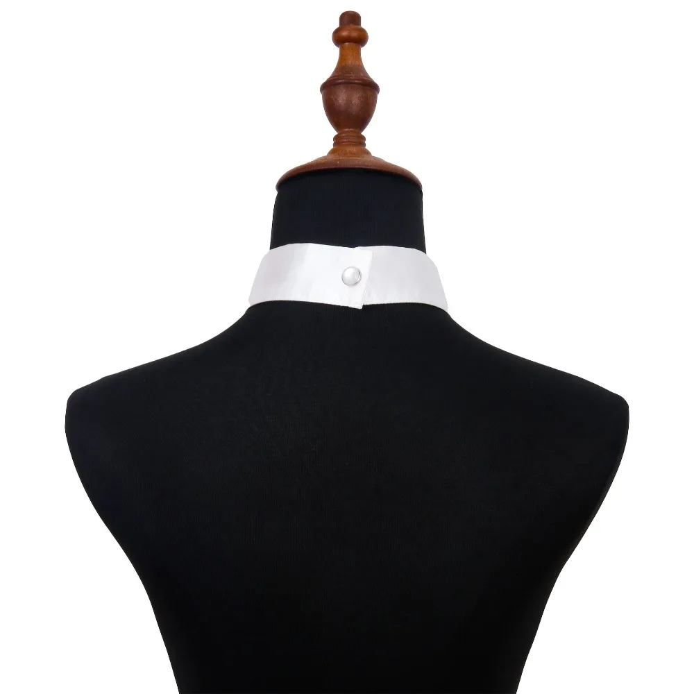 

Винтажный викторианский кружевной воротник-жабо, съемный однотонный воротник-ральф, манжеты на запястьях, рукава, аксессуар для сценического костюма