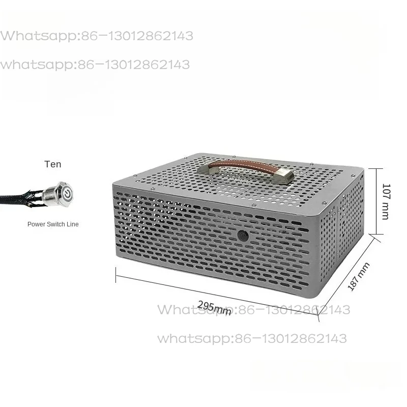 

host microcomputer, HTPC desktop, ITX chassis shell, portable and customizable