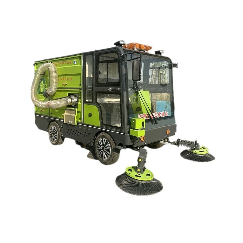 Community Park Street Sweeper Sweeper Driving Sweeper