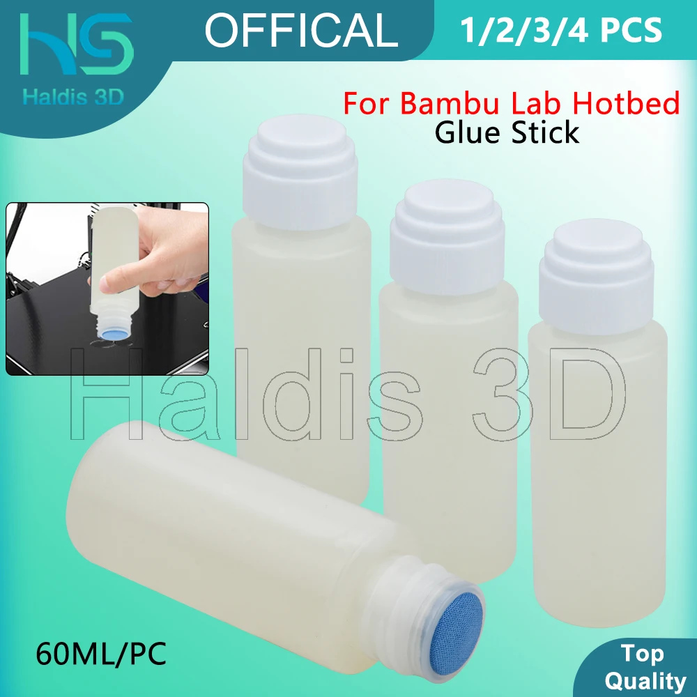 

Клей-карандаш для деталей 3D-принтера Bambu Lab, специальный нетоксичный моющийся клей для платформы, спрей, клей против деформации кромок