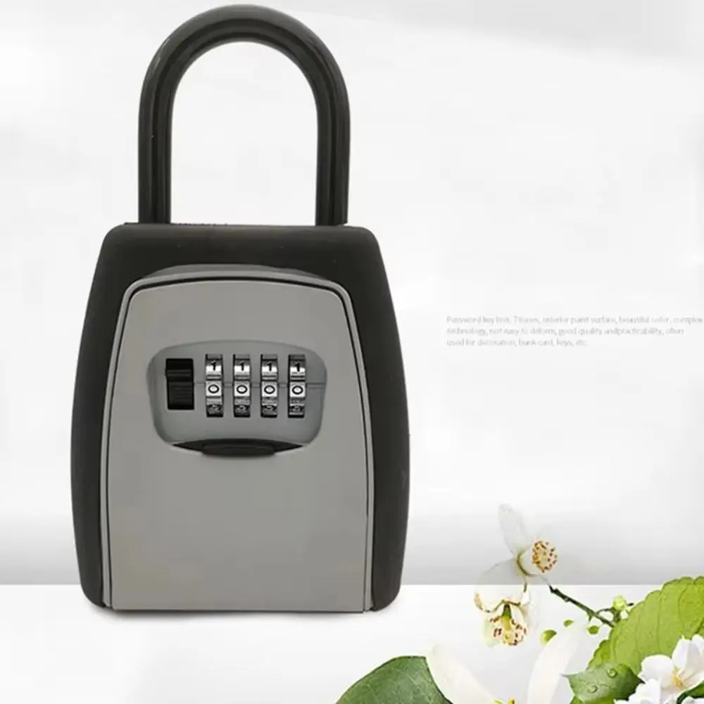 All Metal Structure Wall Mount Key Storage Box Full Installation Fittings Free Code Reset Mechanical Code Key Holder