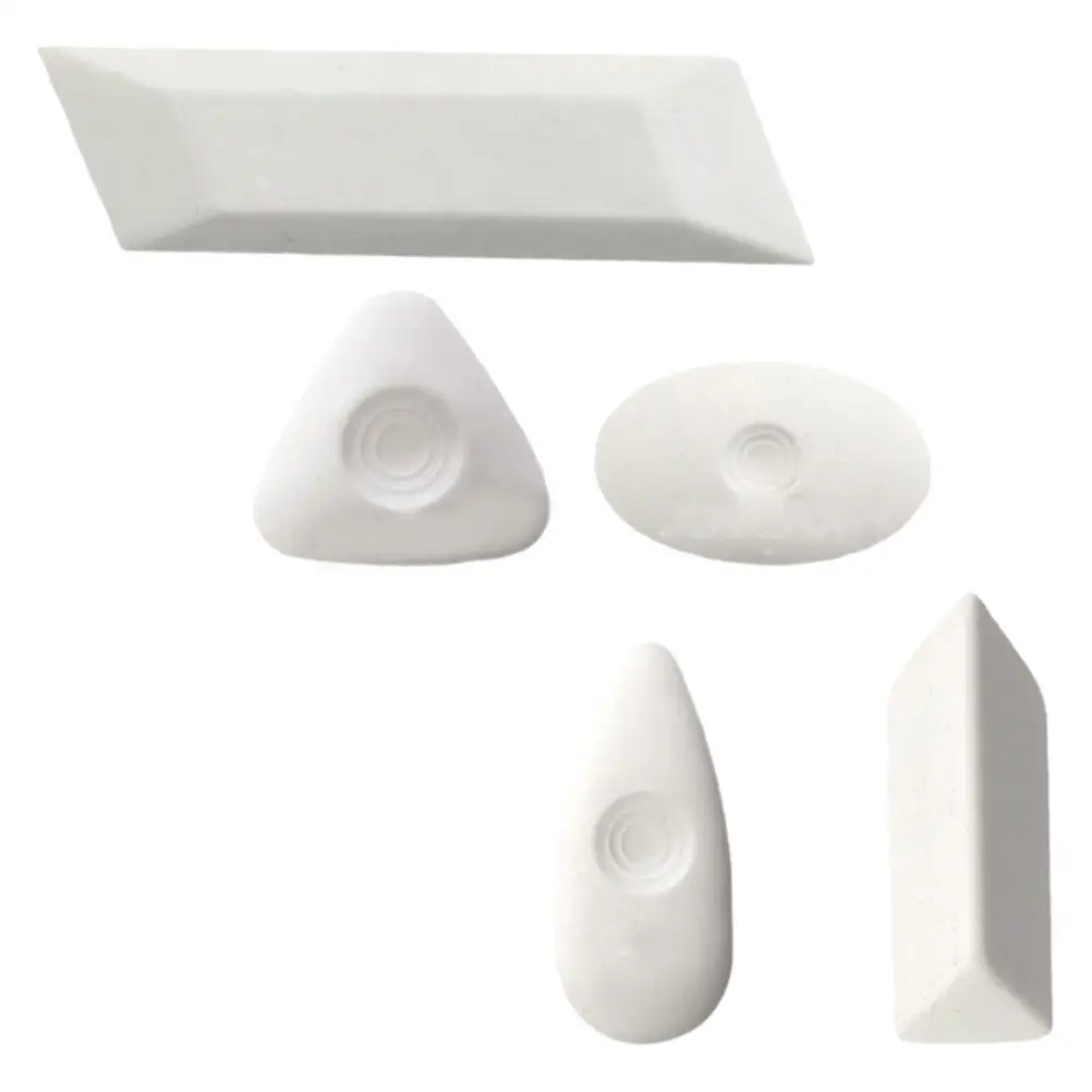

Creative Drawing Erasers White Rubber 5 Shapes Supplies Student School Stationery Drafting Tools Painting Sketching