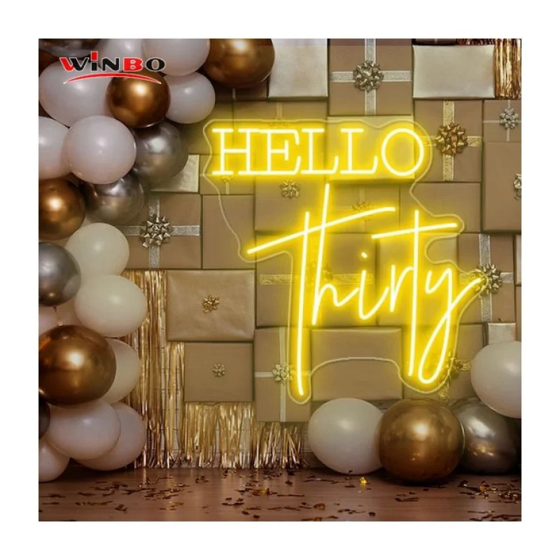(customized)Cost-effective Custom Letter Led Light Neon Sign Forprivate design Fast Delivery Room Birthday Party Home Wedd