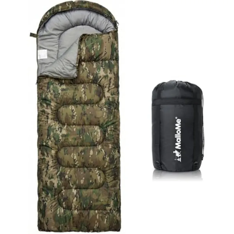 

Спальные мешки для взрослых для холодной и теплой погоды - Спальный мешок для походов и кемпинга для 10-12 девочек и мальчиков - Легкий и компактный